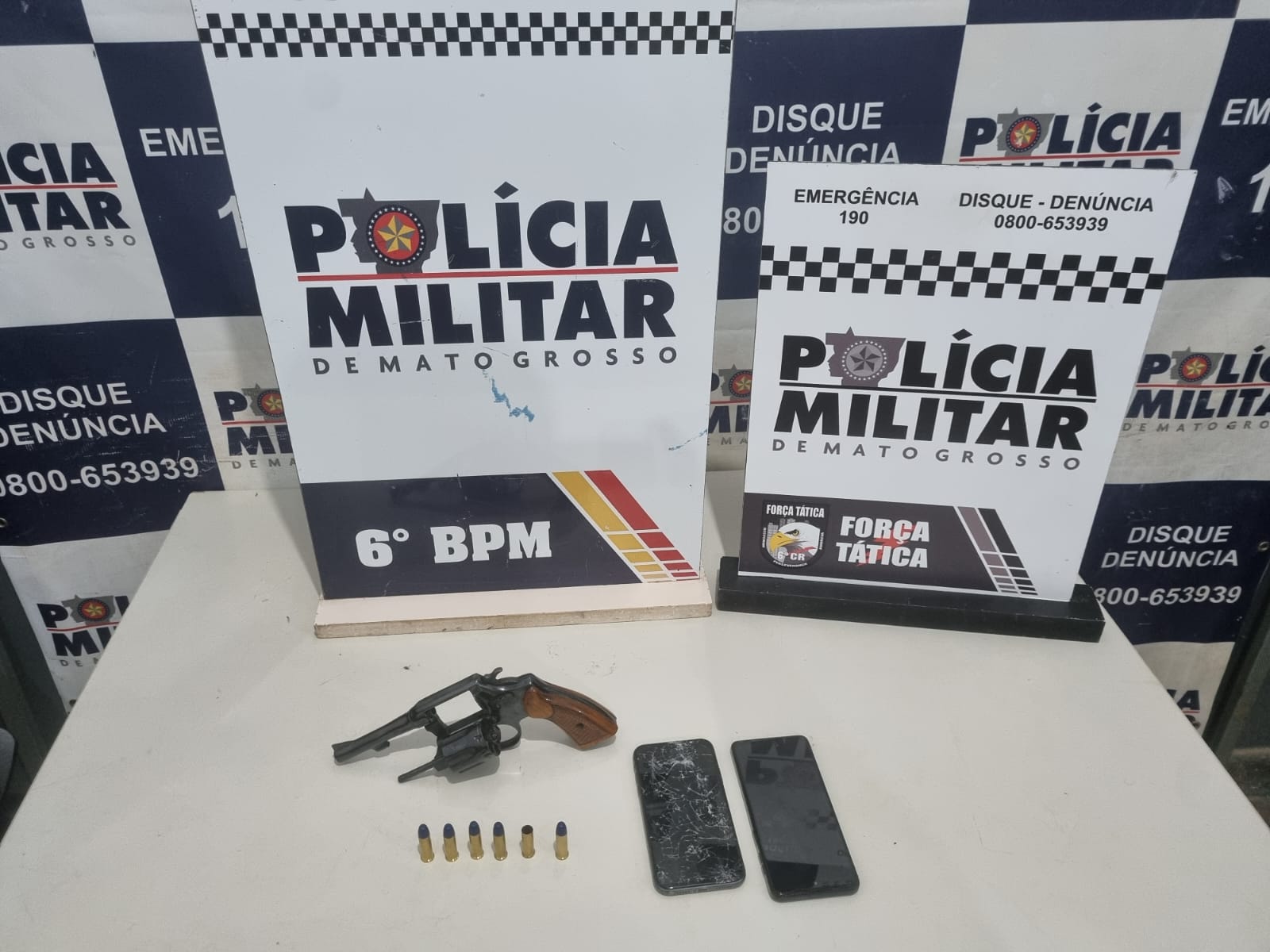 PM apreende adolescentes armados ligados a facção em Cáceres