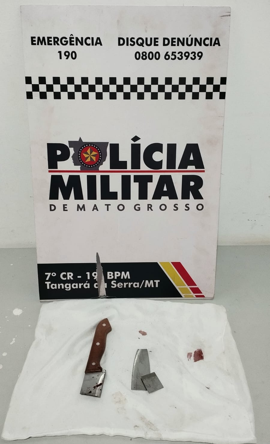PM prende homem após tentativa de feminicídio em Tangará da Serra