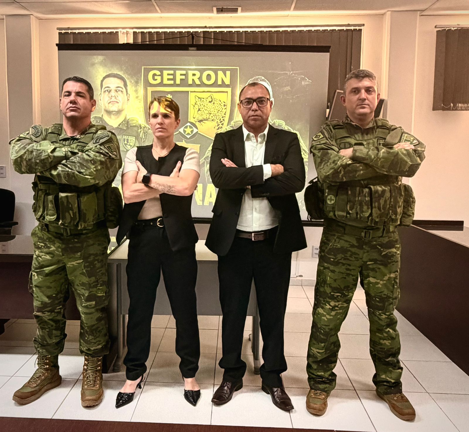 Airton Feitosa assume comando do Gefron em evento oficial em Cáceres