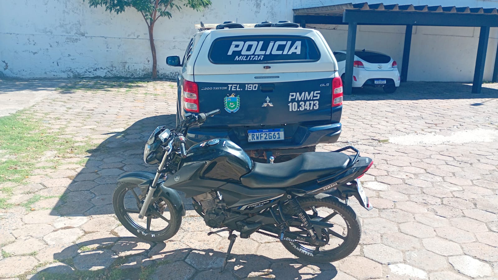 Ação policial em Corumbá apreende moto após denúncias