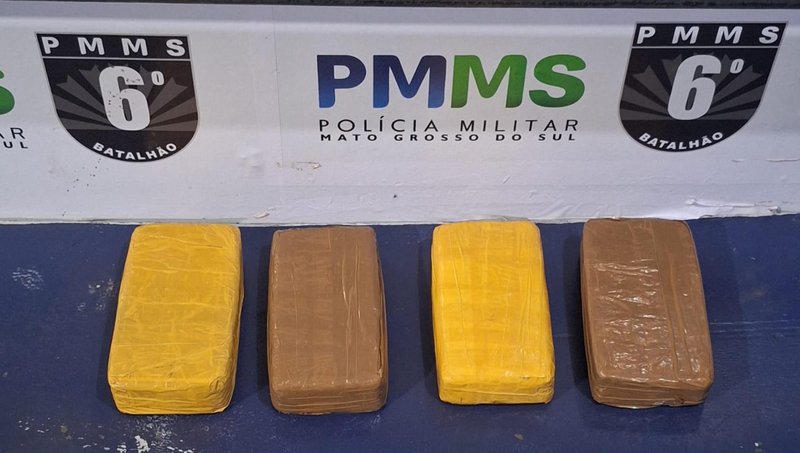 Apreensão de droga e prisão durante operação na BR-262