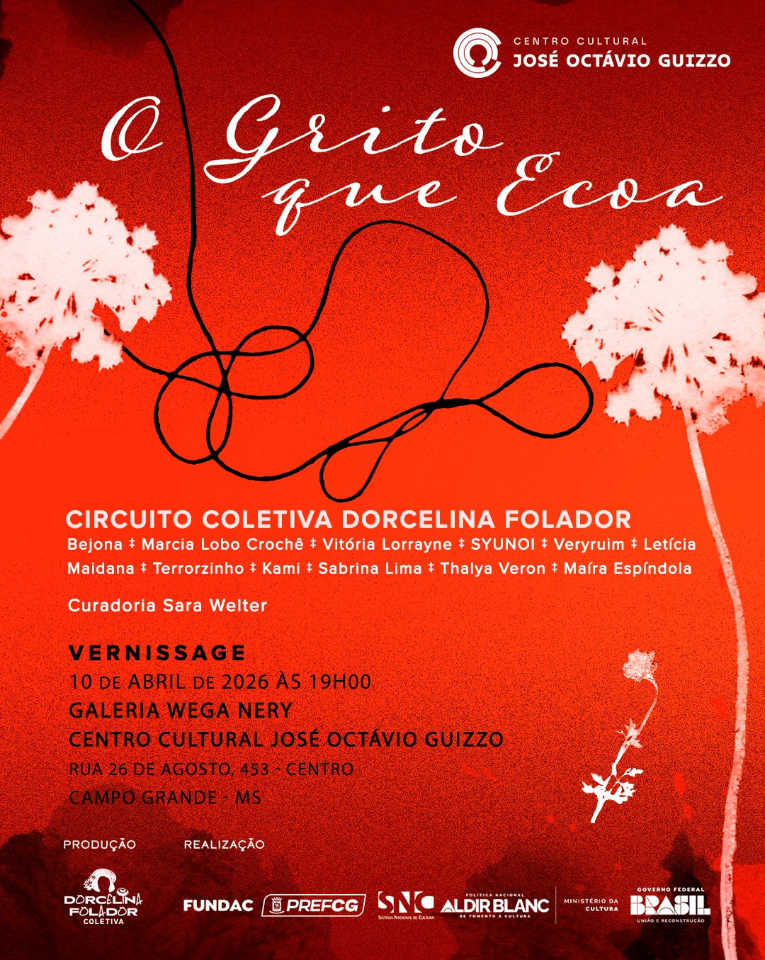 Exposição 'O Grito que Ecoa' encerra circuito em Campo Grande