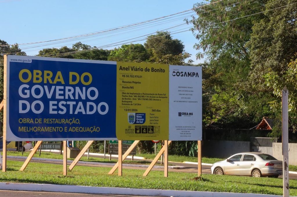 Governo de MS inicia obras do Anel Viário em Bonito