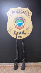 Homem detido por violência doméstica e posse de armas em Mundo Novo