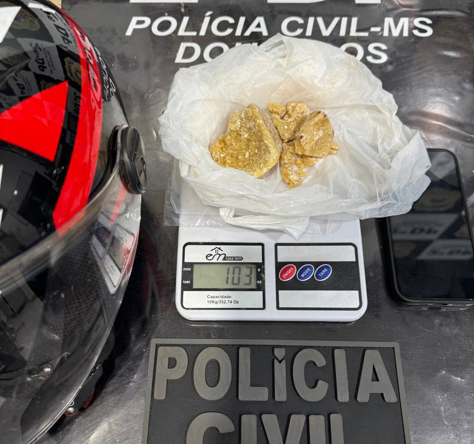 Homem é preso em Dourados por tráfico e reincidência criminal