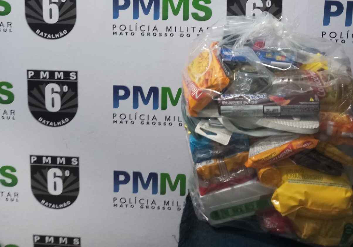 Homem é preso por tentativa de furto em supermercado em Corumbá