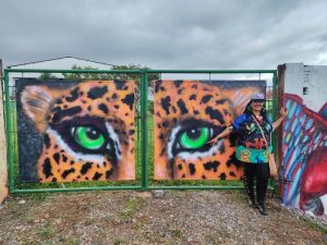 Mural em graffiti embeleza Bodoquena para aniversário de 46 anos