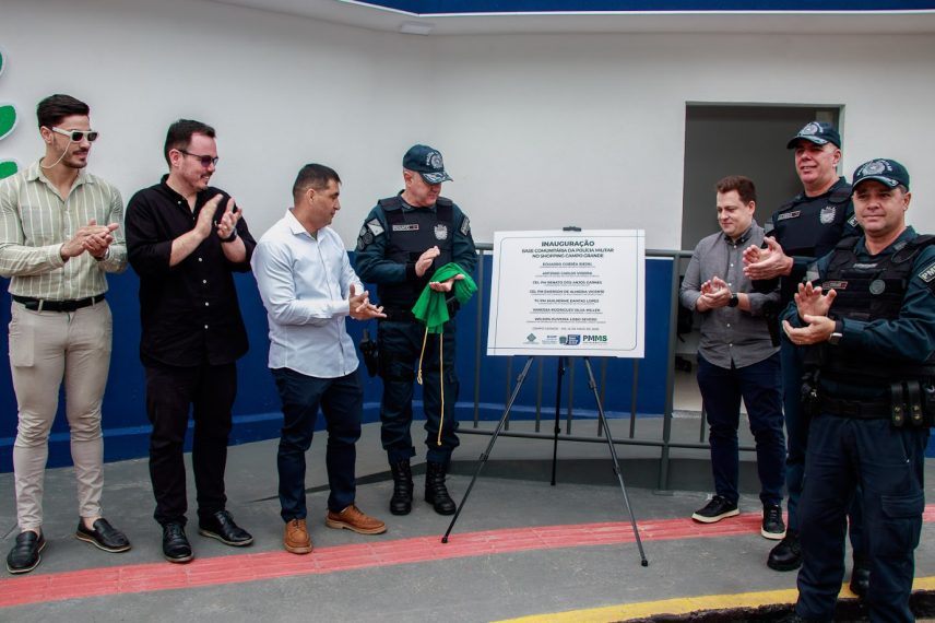 Nova base da PMMS no Shopping Campo Grande inicia operações