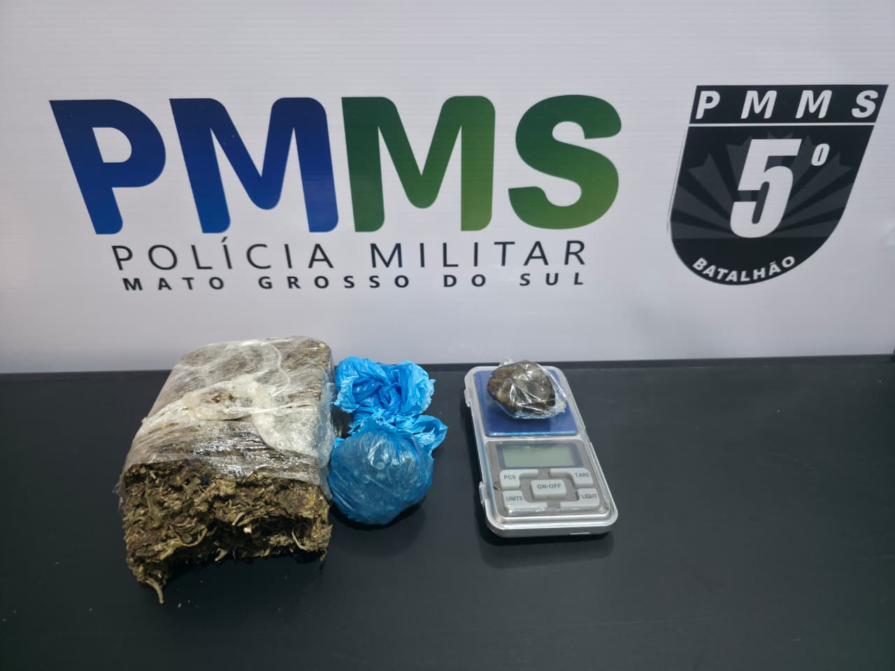 Operação da PM resulta em apreensão de drogas e prisão em Rio Verde