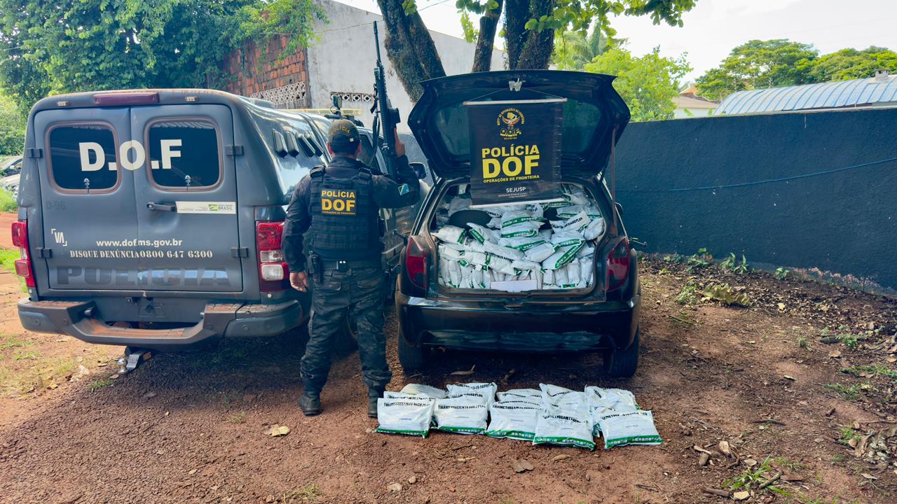 Polícia apreende 700 kg de agrotóxicos no Assentamento Itamarati