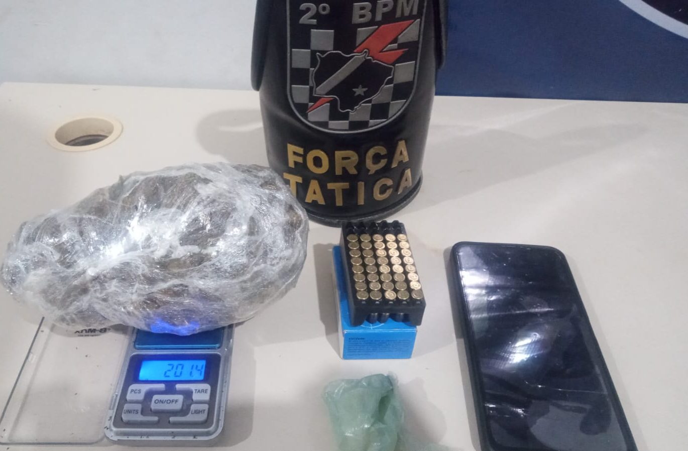 Prisão por tráfico de drogas e posse de munição em Três Lagoas