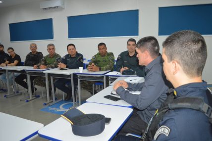 Reunião estratégica reúne forças de segurança de MS e MT em Coxim