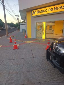 Tentativa de roubo a banco em Brasilândia é investigada pela Polícia Civil